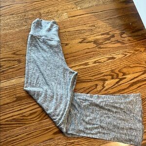 La Blanca Palazzo Pant Womens Heathered Blue Wide Leg Pull On Cover Up Beach